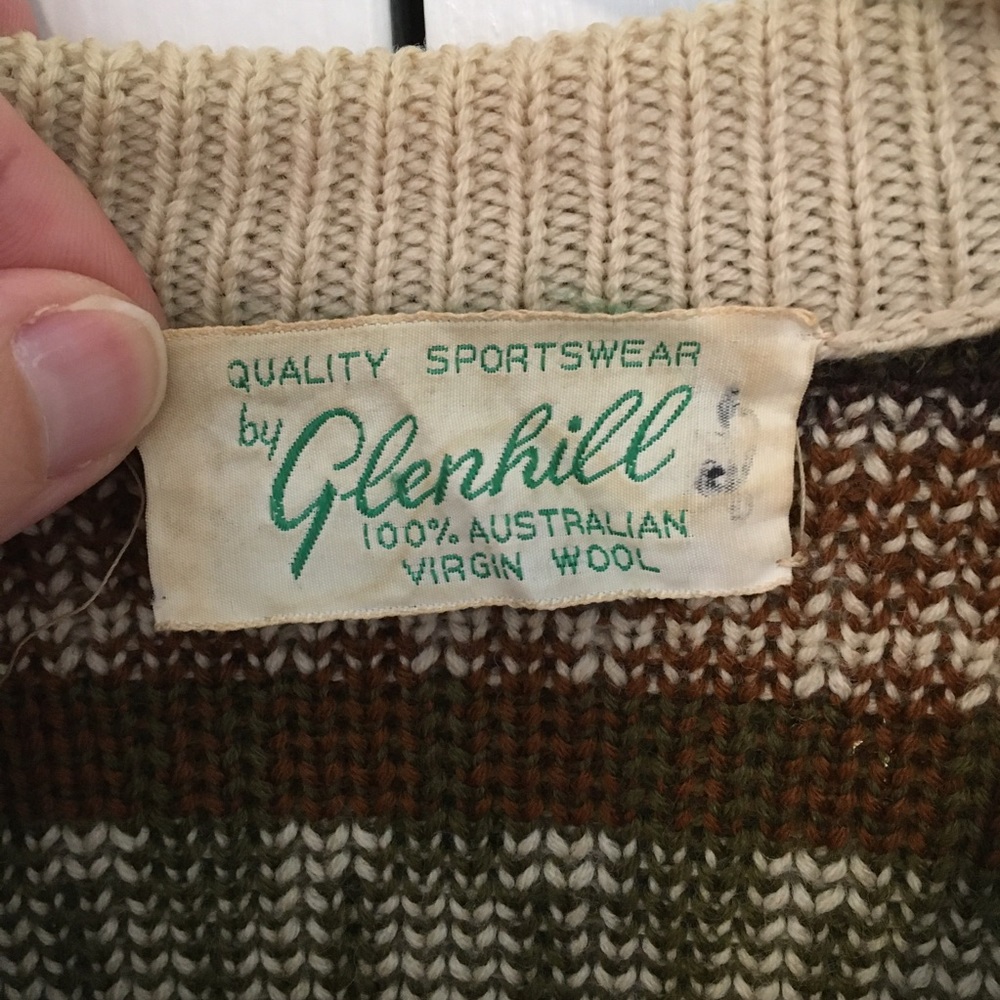 Vintage Australian Wool Norwegian Inspired Cardi - Picture 10 of 16